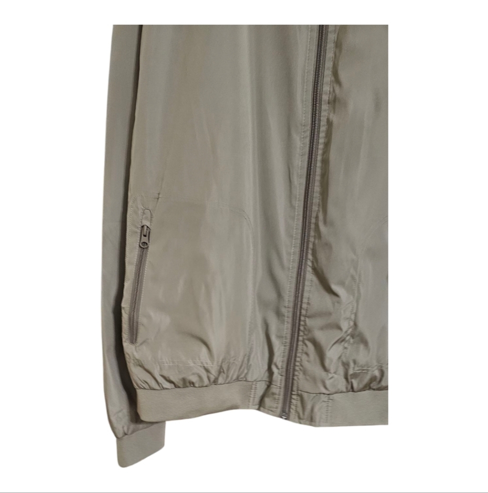 TBMPOY Lightweight Men's Tan Bomber Jacket 3XL - Picture 3 of 8